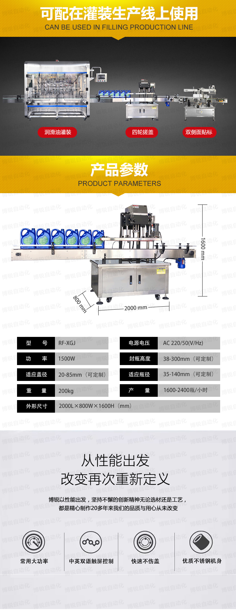 四輪旋蓋機